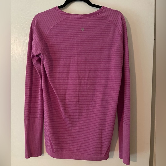 lululemon athletica Pink Long Sleeve Running Top - Picture 3 of 4